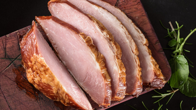 Sliced ham