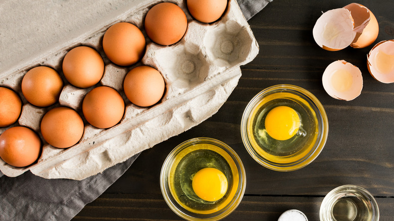 eggs in a bowl