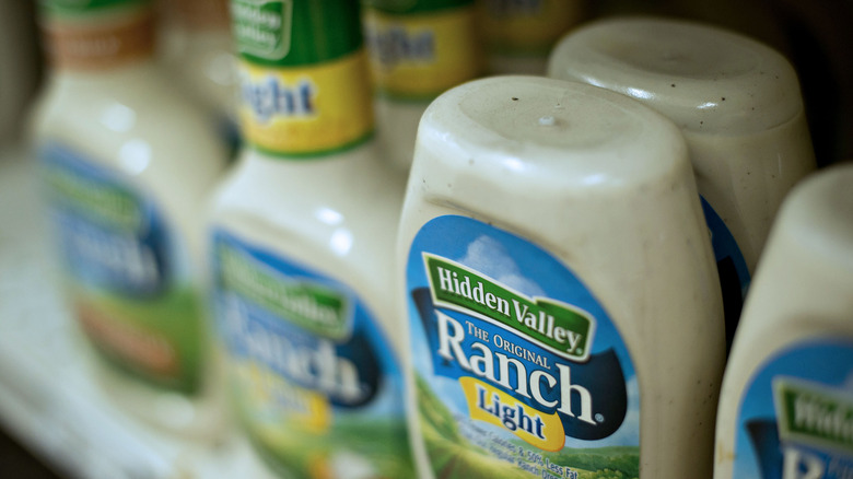salad dressing bottles