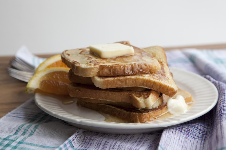 Add a teaspoon of orange zest to your French toast recipe for a bright citrus flavor.