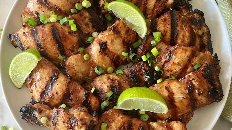 chicken with limes and onions