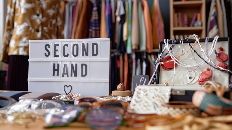A thrift store with a 