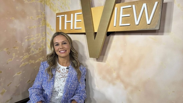 Allison Lin behind-the-scenes at The View
