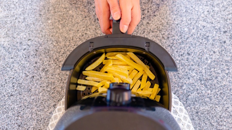 frozen fries in air fryer