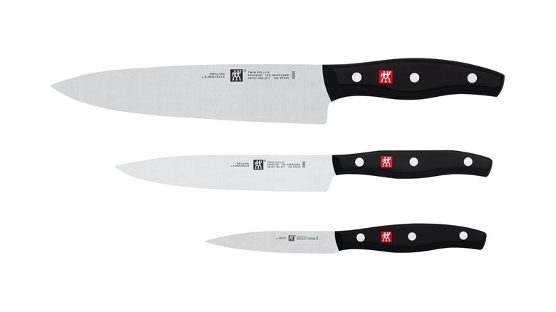 Three Zwilling knives