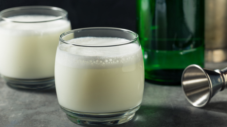Korean yogurt and soju cocktails