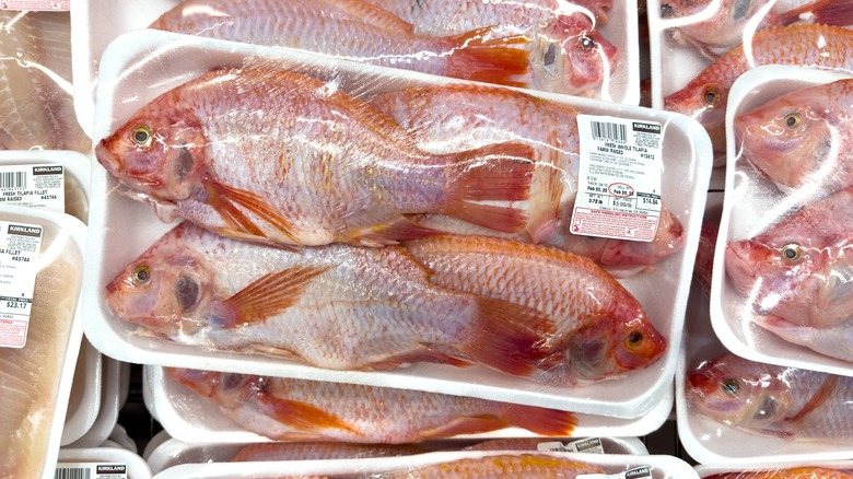 Packaged fish sold at Costco